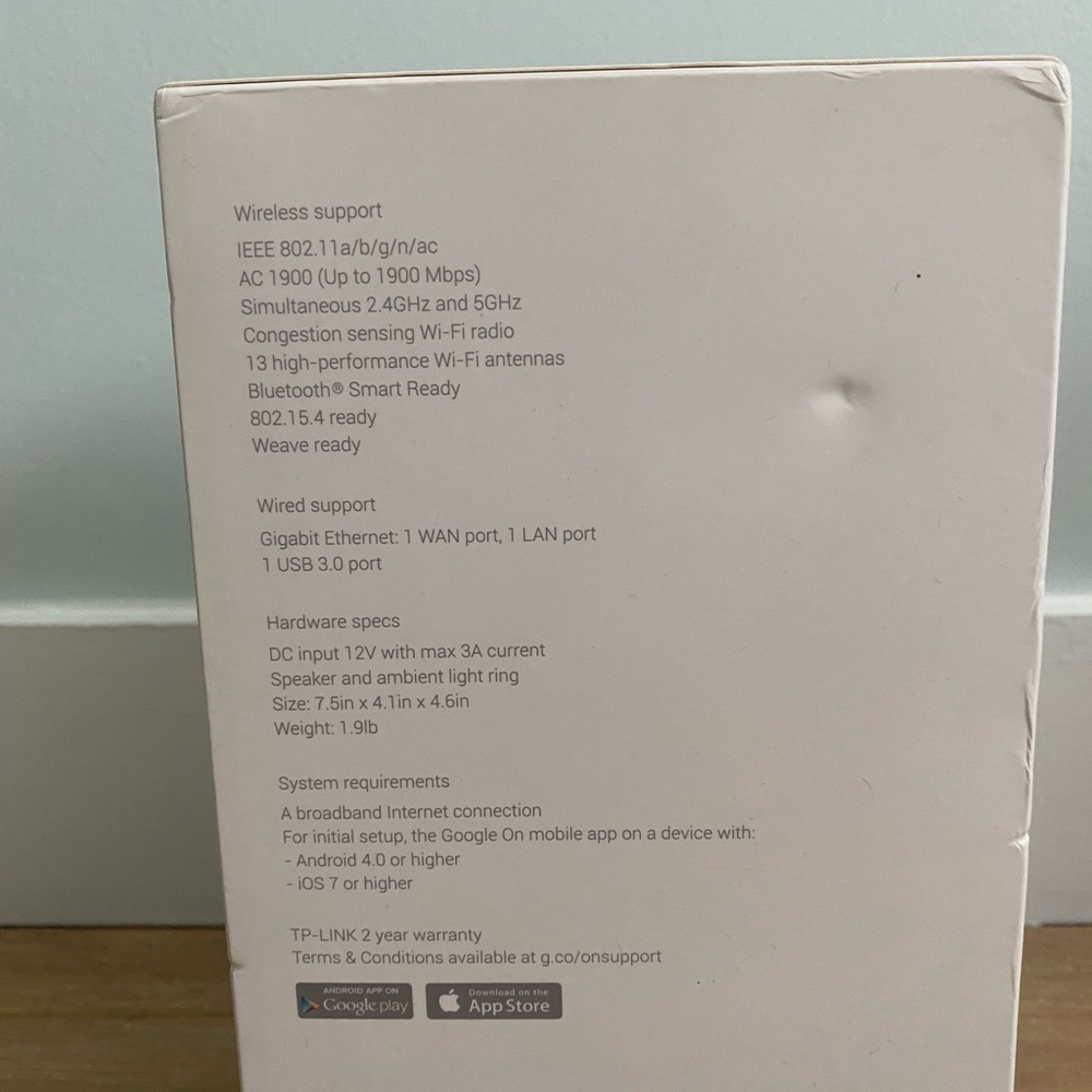 Google OnHub Wi-Fi Router - Picture 4 of 4